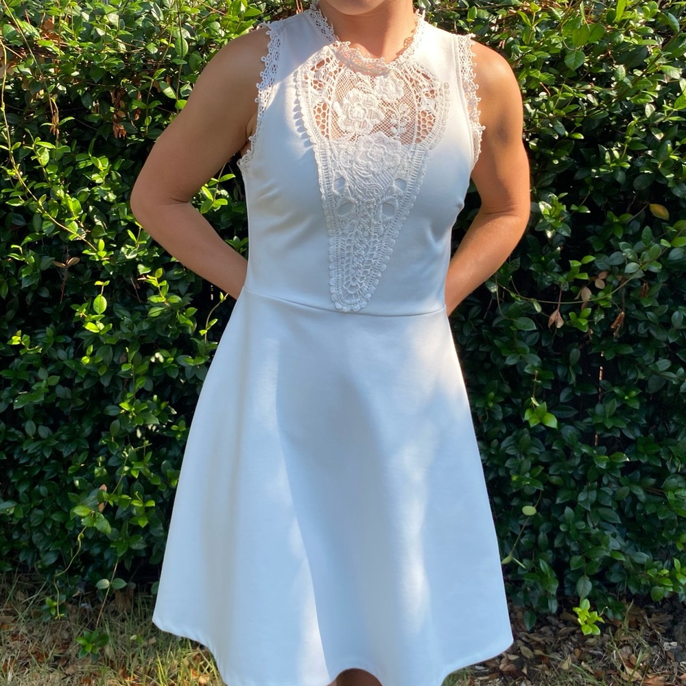 White dress